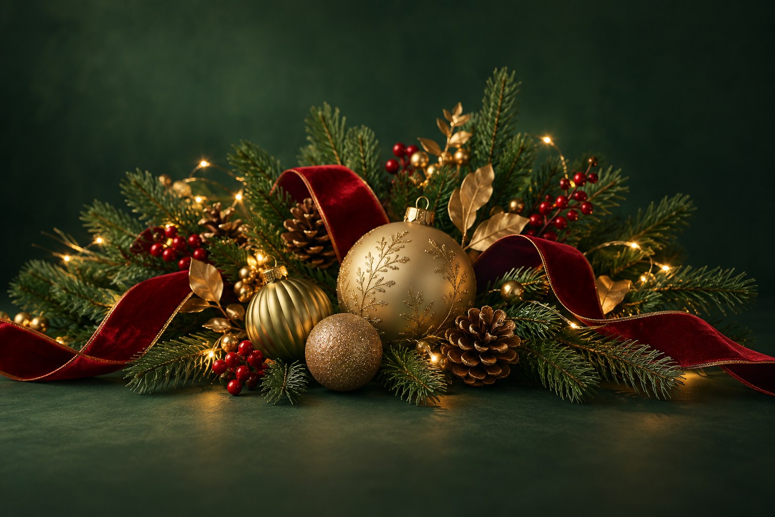 Warm kerstbeeld voor een seizoenspagina